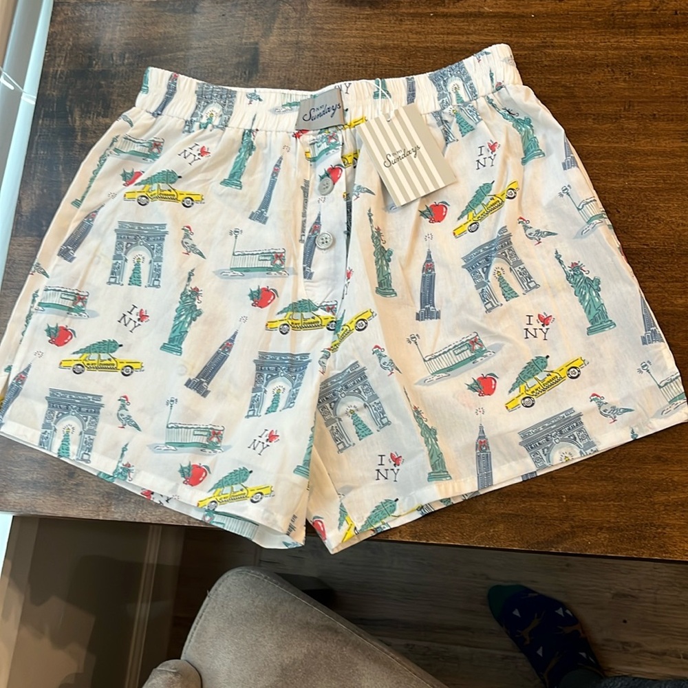New with tags,Women’s size S, New York themed sleep shorts, Never worn